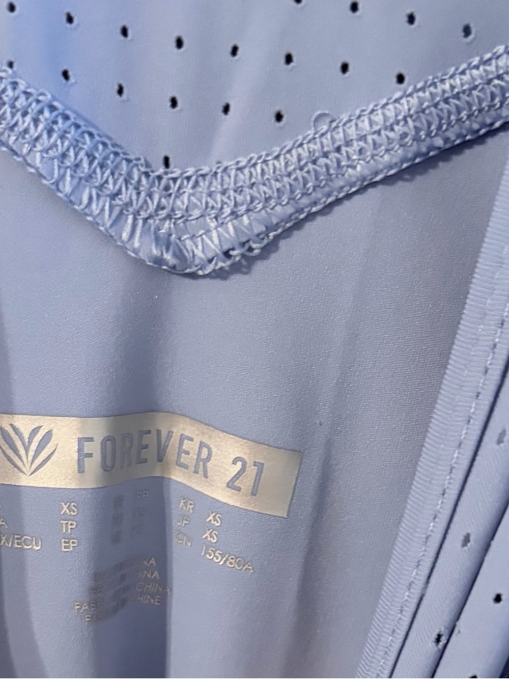 Forever 21 Blue Tennis Dress Pleated Athletic Skater Dress XS - Picture 5 of 7